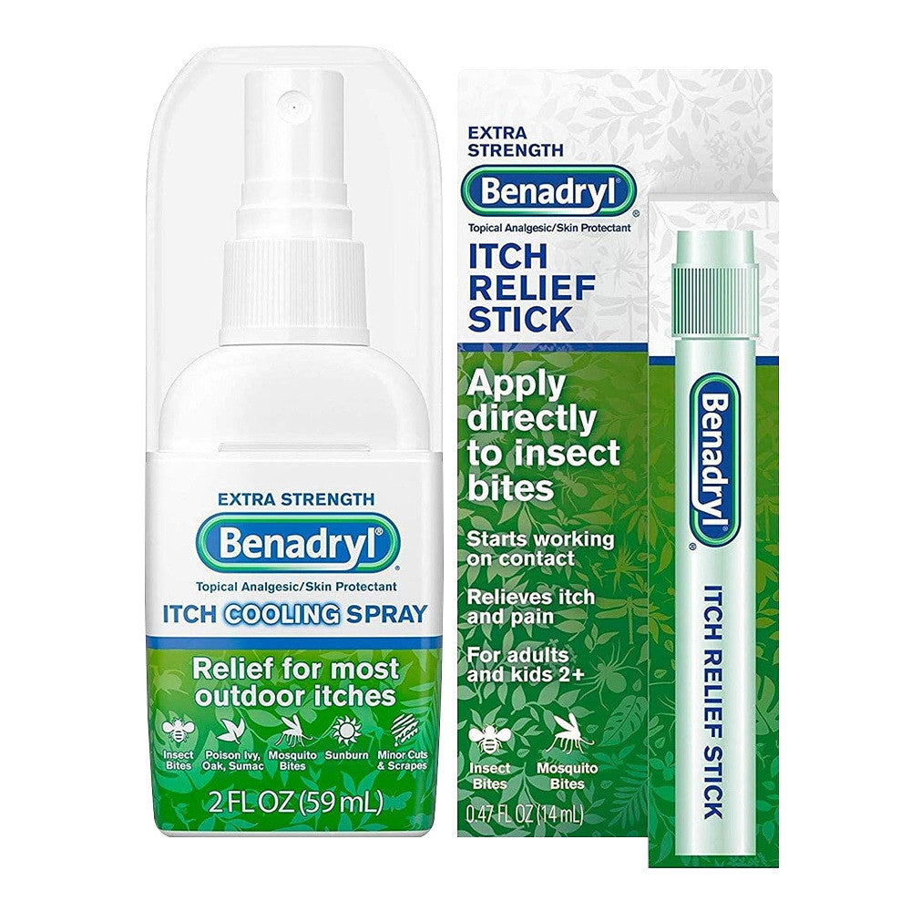 Benadryl Extra Strength Cooling Spray For Itch Relief, - 2 Oz